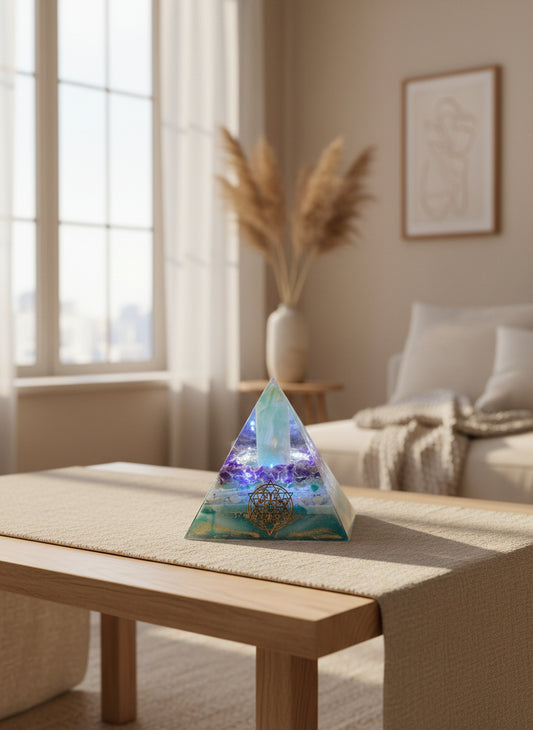 Carribean Calcite Lamp