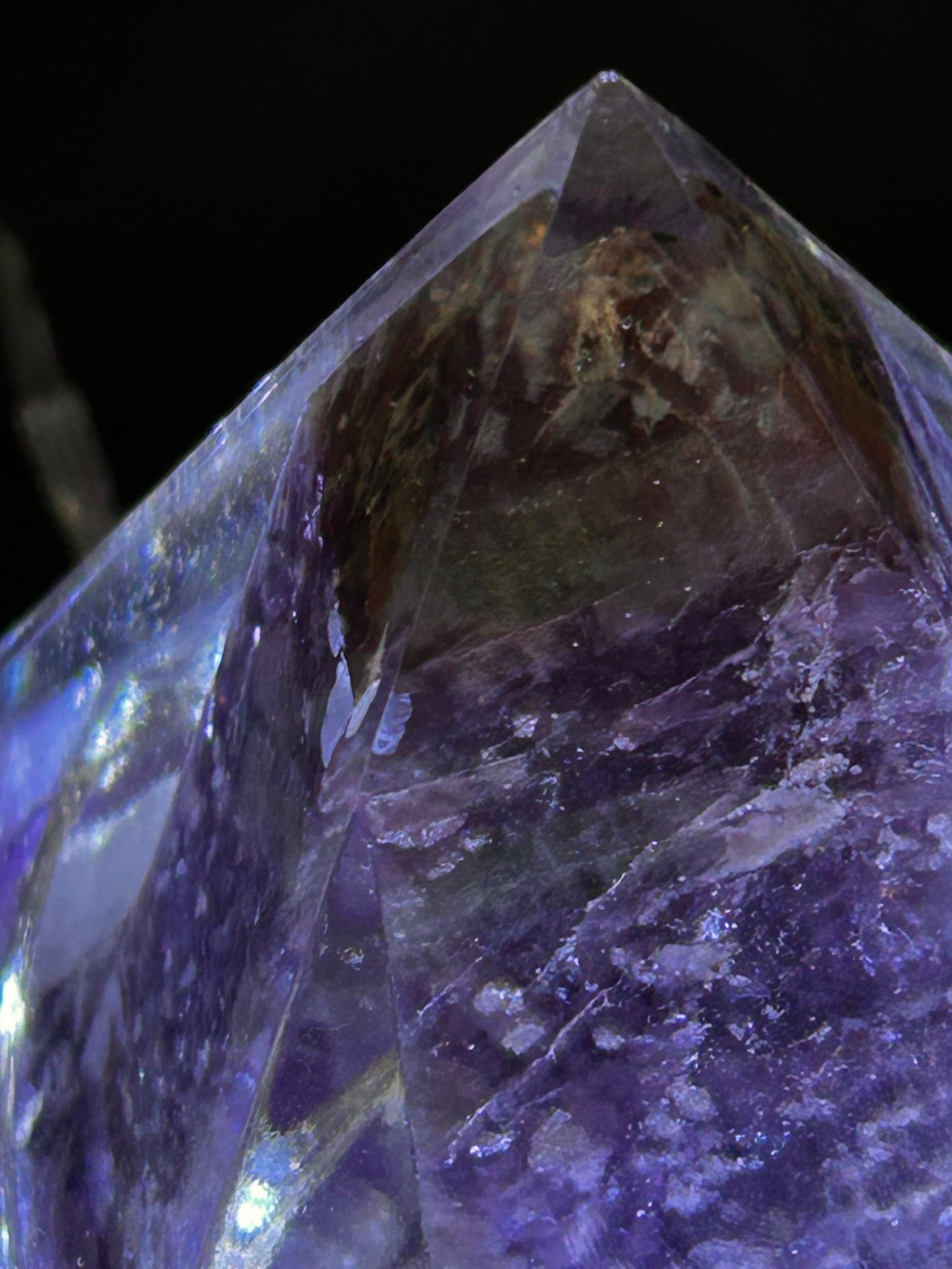 Orgonite Pyramid Unicorn Tower Lamp