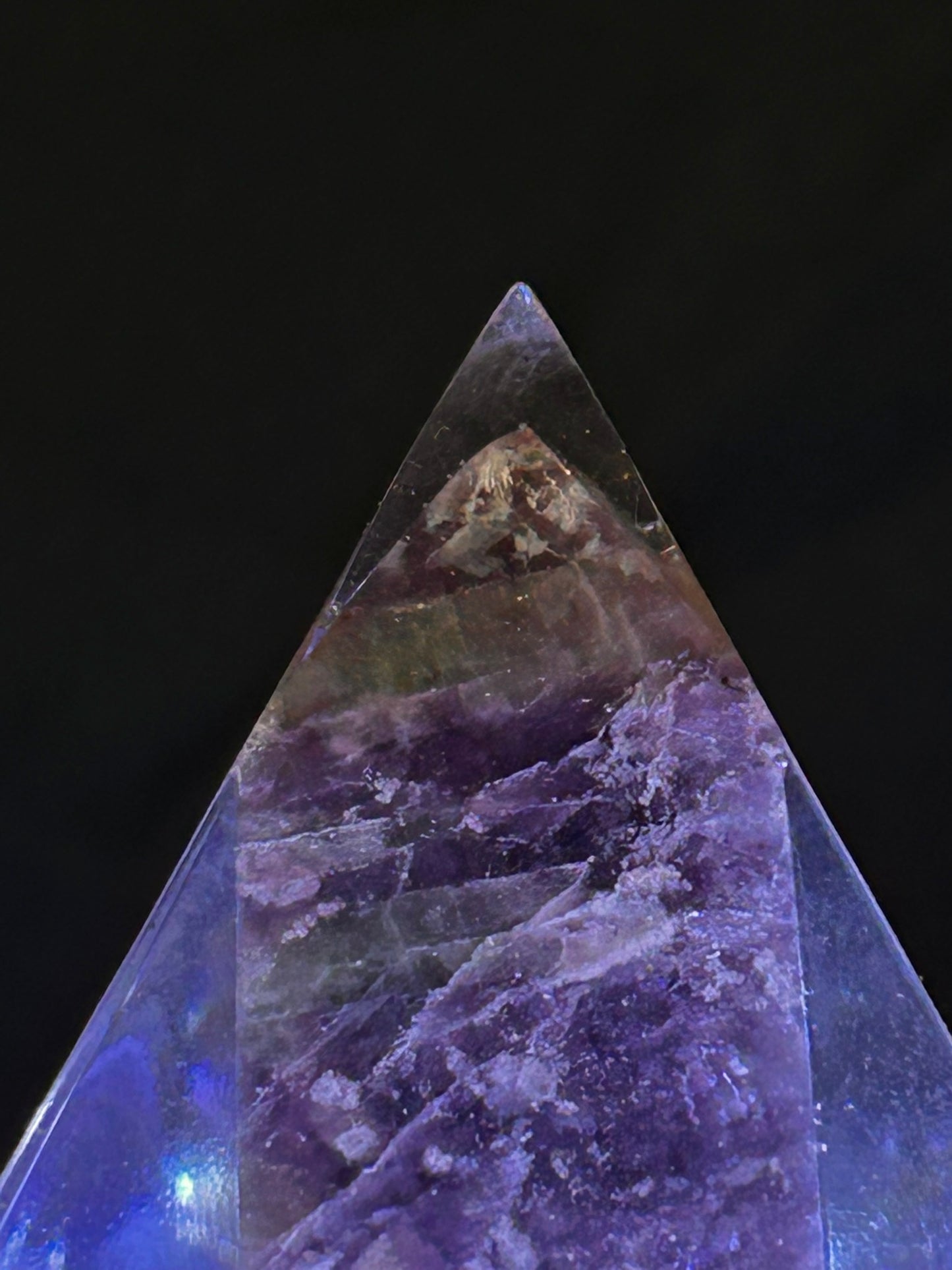 Orgonite Pyramid Unicorn Tower Lamp