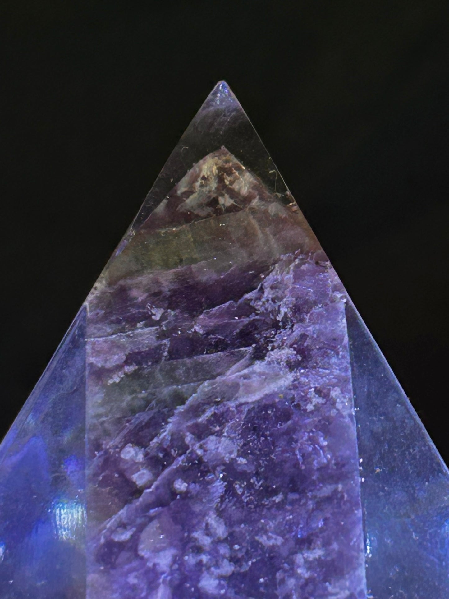 Orgonite Pyramid Unicorn Tower Lamp